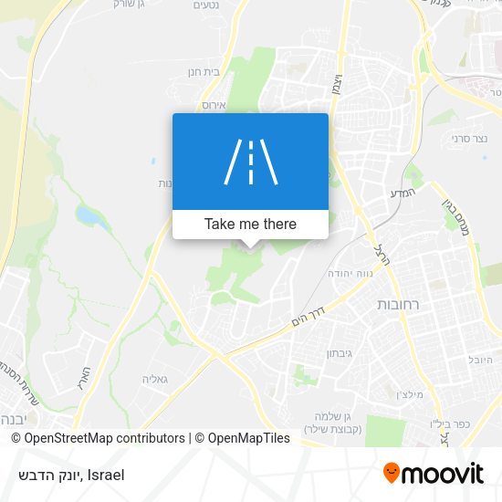 יונק הדבש map