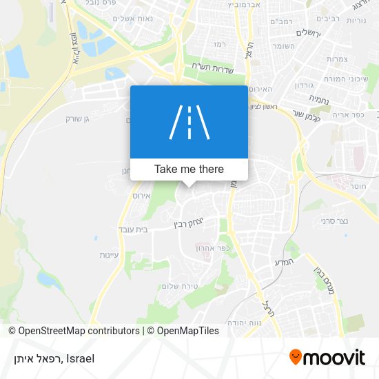 רפאל איתן map