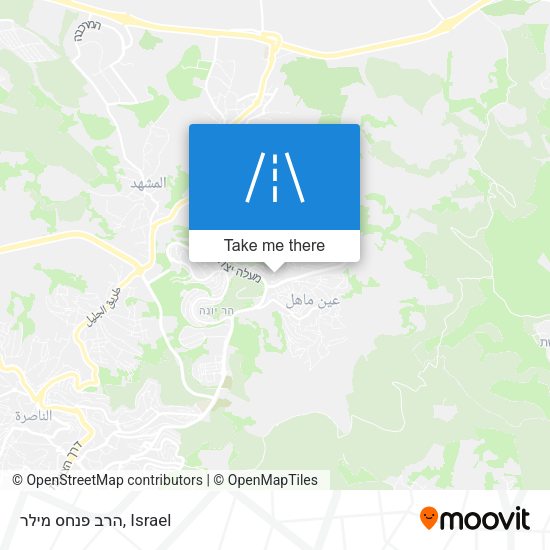 הרב פנחס מילר map
