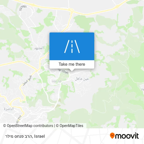Карта הרב פנחס מילר
