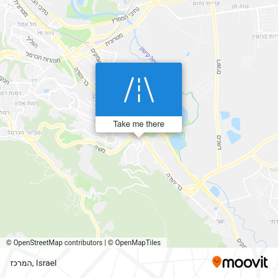 המרכז map