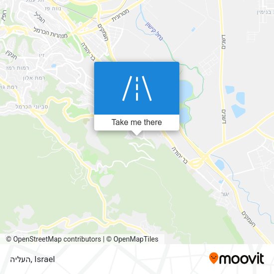 העליה map