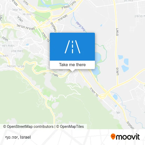 Карта יפה נוף