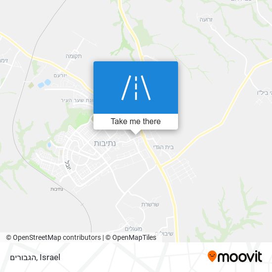 הגבורים map