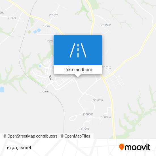 הקציר map