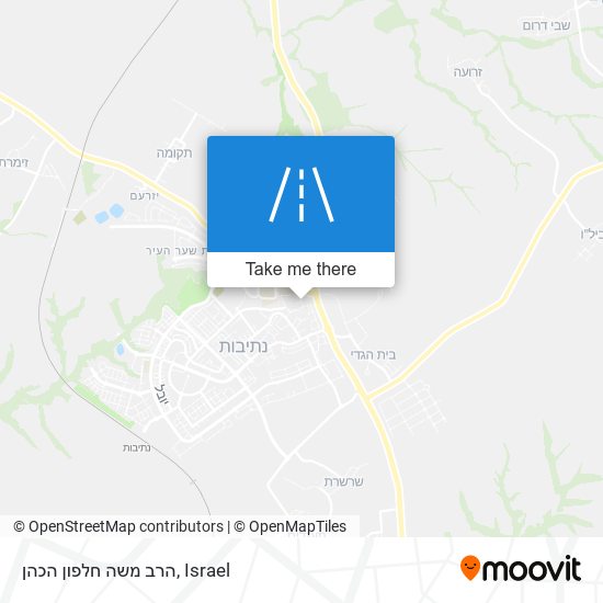 הרב משה חלפון הכהן map