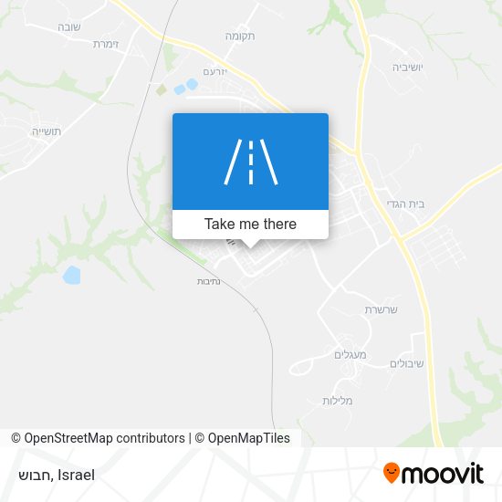 חבוש map