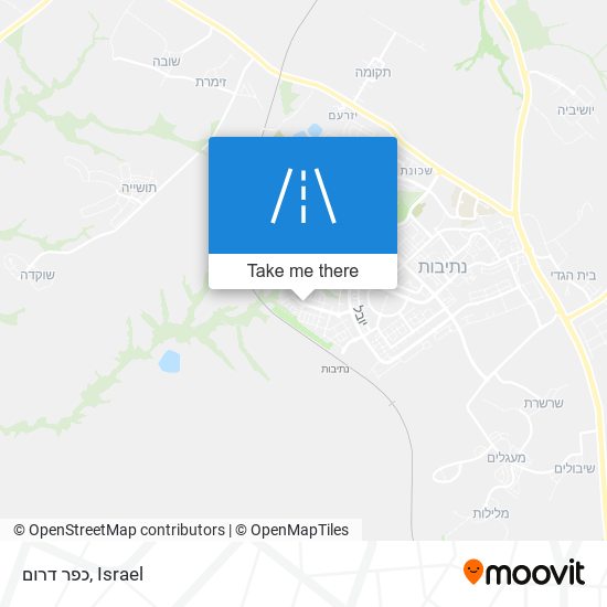 כפר דרום map