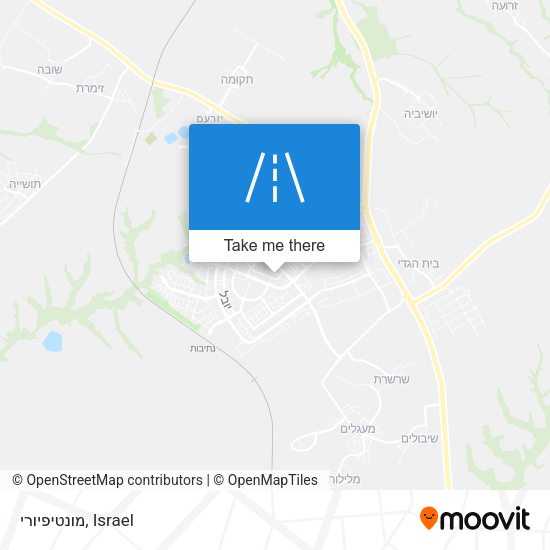 מונטיפיורי map