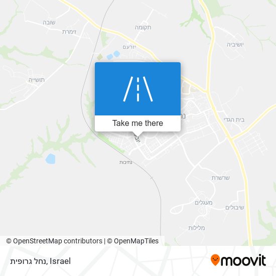 נחל גרופית map