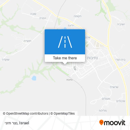 נצר חזני map