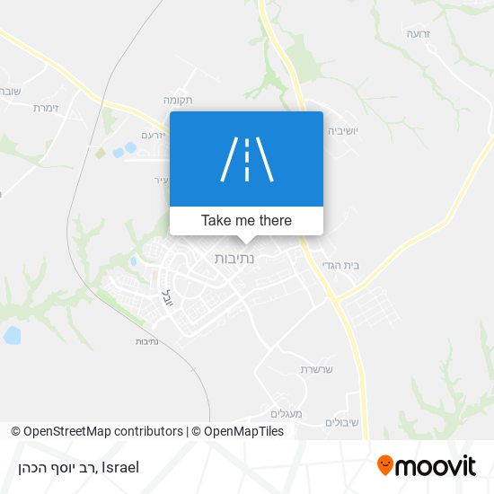 רב יוסף הכהן map