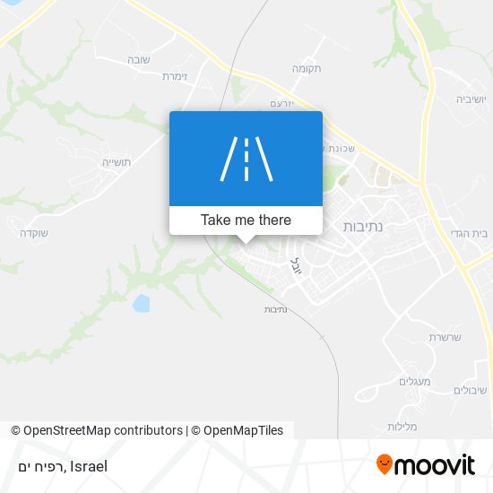 רפיח ים map