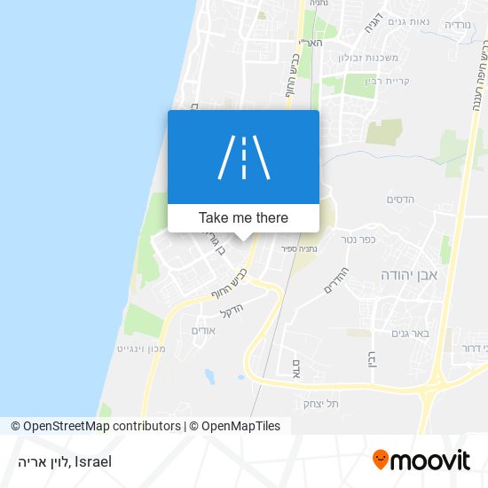 לוין אריה map