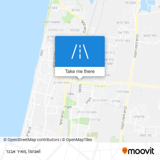 מאיר אבנר map