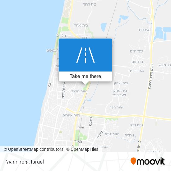 עיסר הראל map