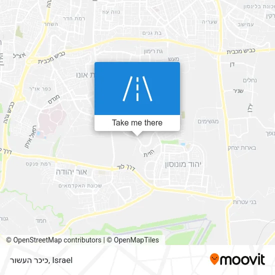 Карта כיכר העשור
