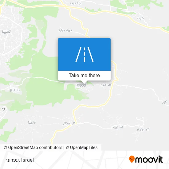 Карта עפרוני