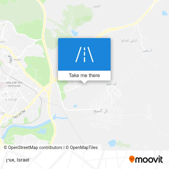 Карта אורן