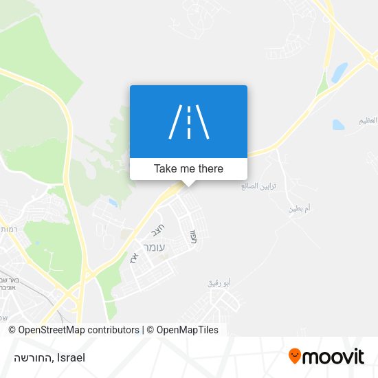 Карта החורשה