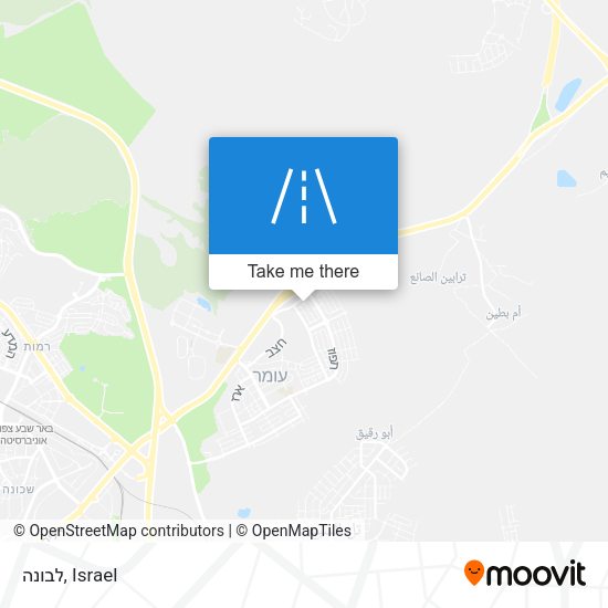 לבונה map