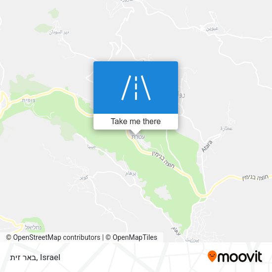 באר זית map