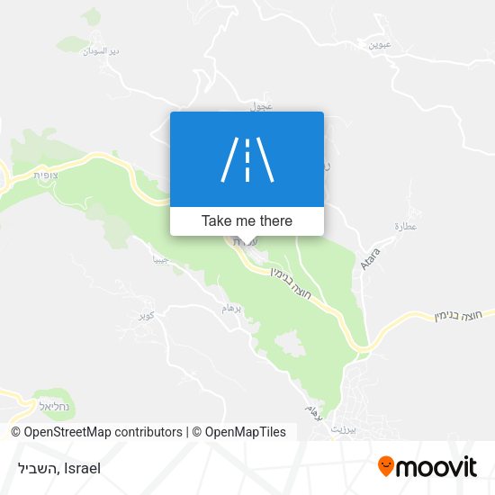 השביל map