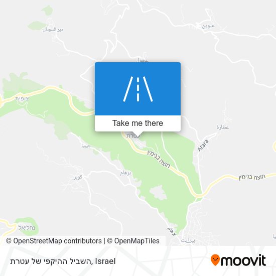 השביל ההיקפי של עטרת map