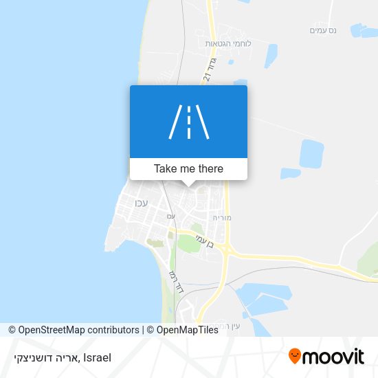 אריה דושניצקי map