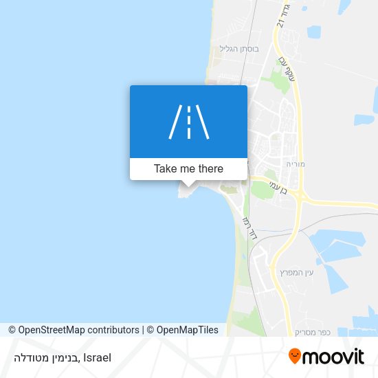 בנימין מטודלה map