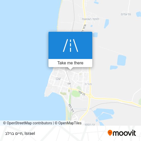חיים ברלב map