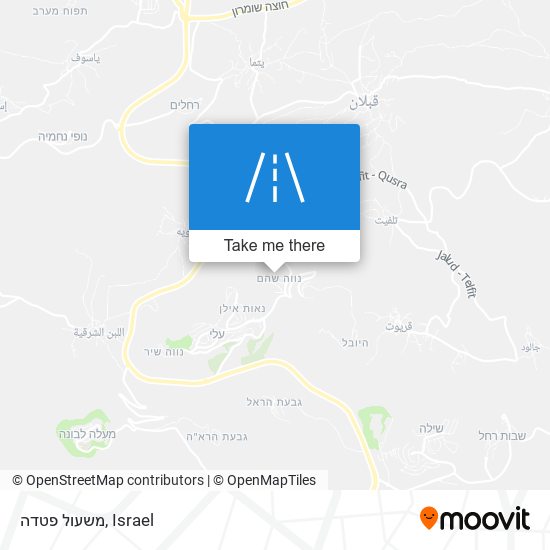 משעול פטדה map