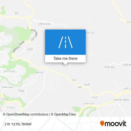 Карта מדבר פרן