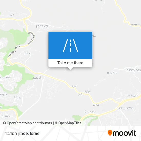 Карта פסמון המדבר