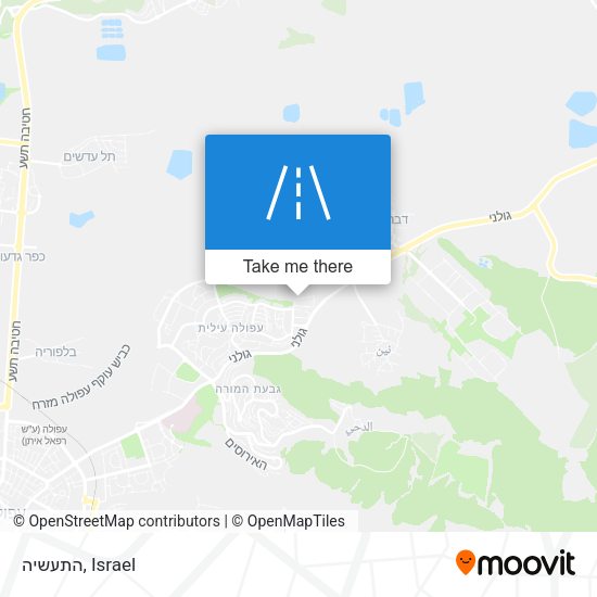 התעשיה map