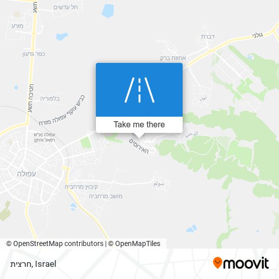 חרצית map