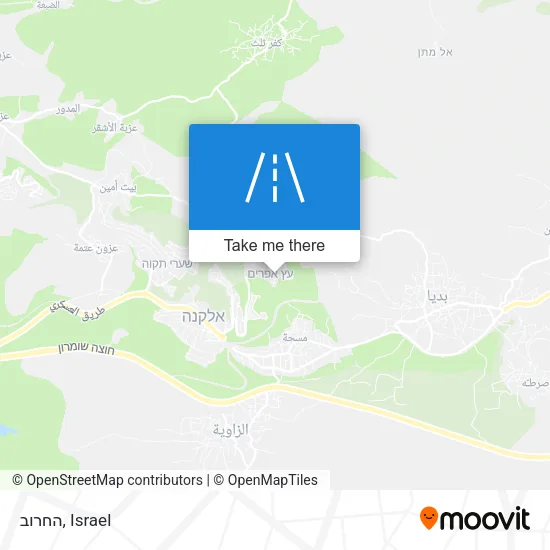 Карта החרוב