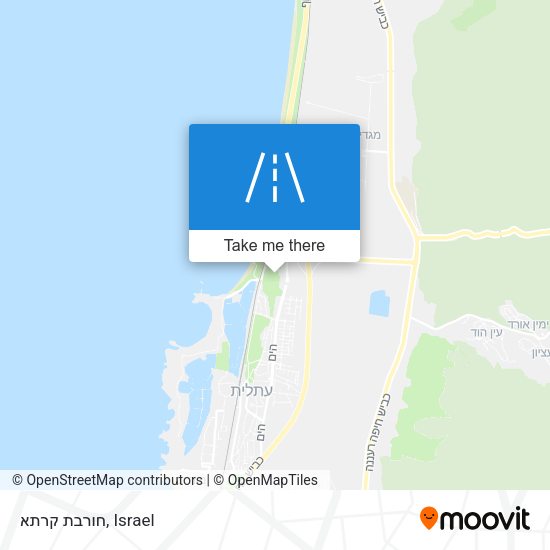 חורבת קרתא map