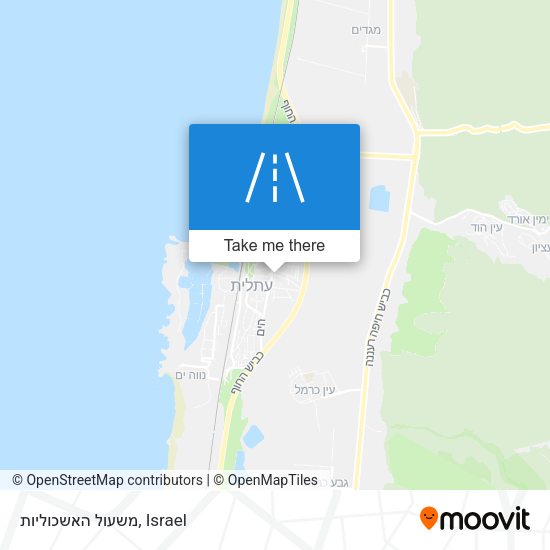 משעול האשכוליות map