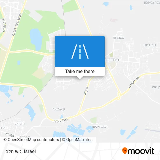 Карта גוש חלב