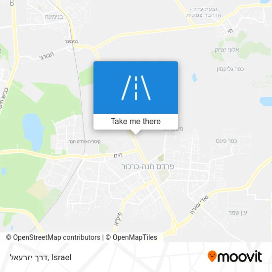 Карта דרך יזרעאל