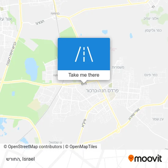 Карта החורש