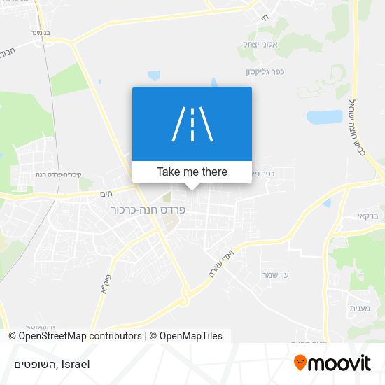 השופטים map