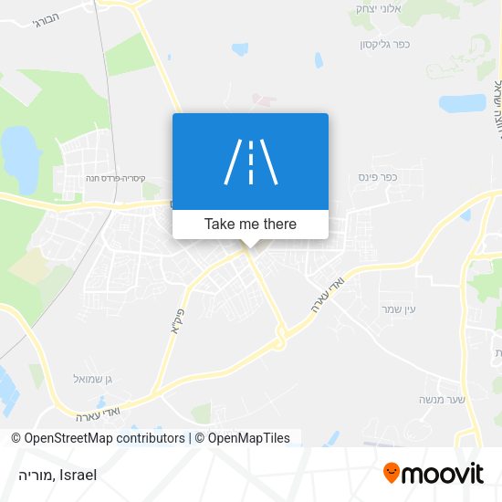 Карта מוריה