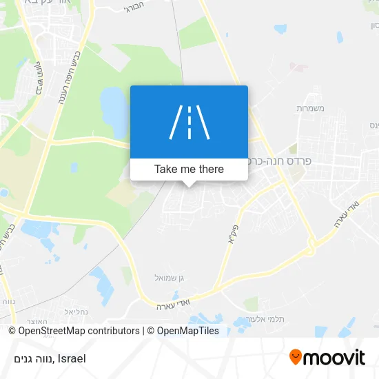 Карта נווה גנים