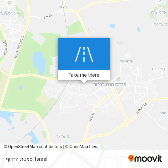 Карта סמטת הרדוף