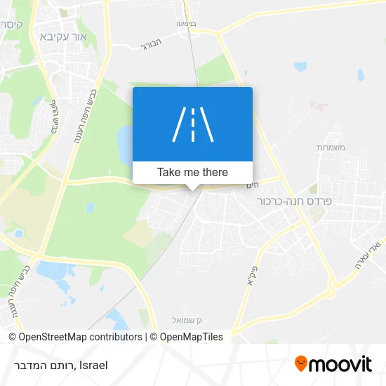 Карта רותם המדבר