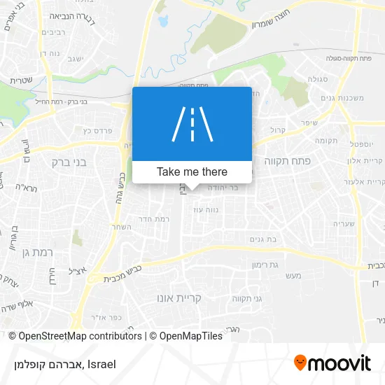 Карта אברהם קופלמן