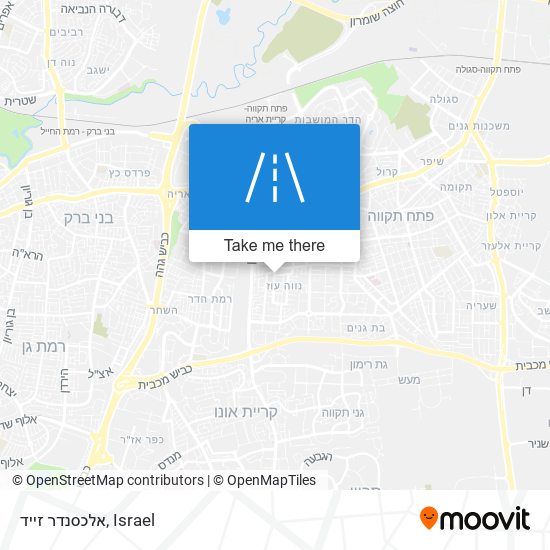 אלכסנדר זייד map