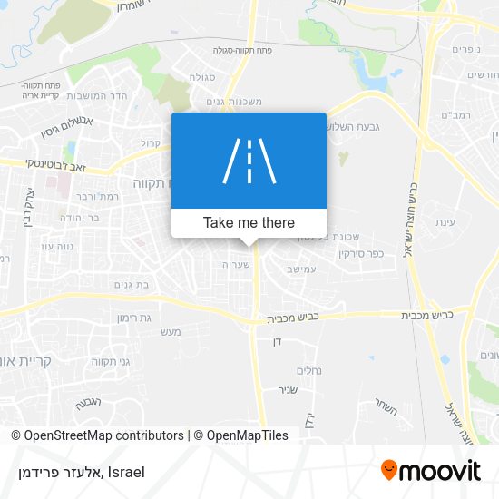 אלעזר פרידמן map